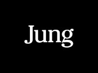 a black background with the word jung on it